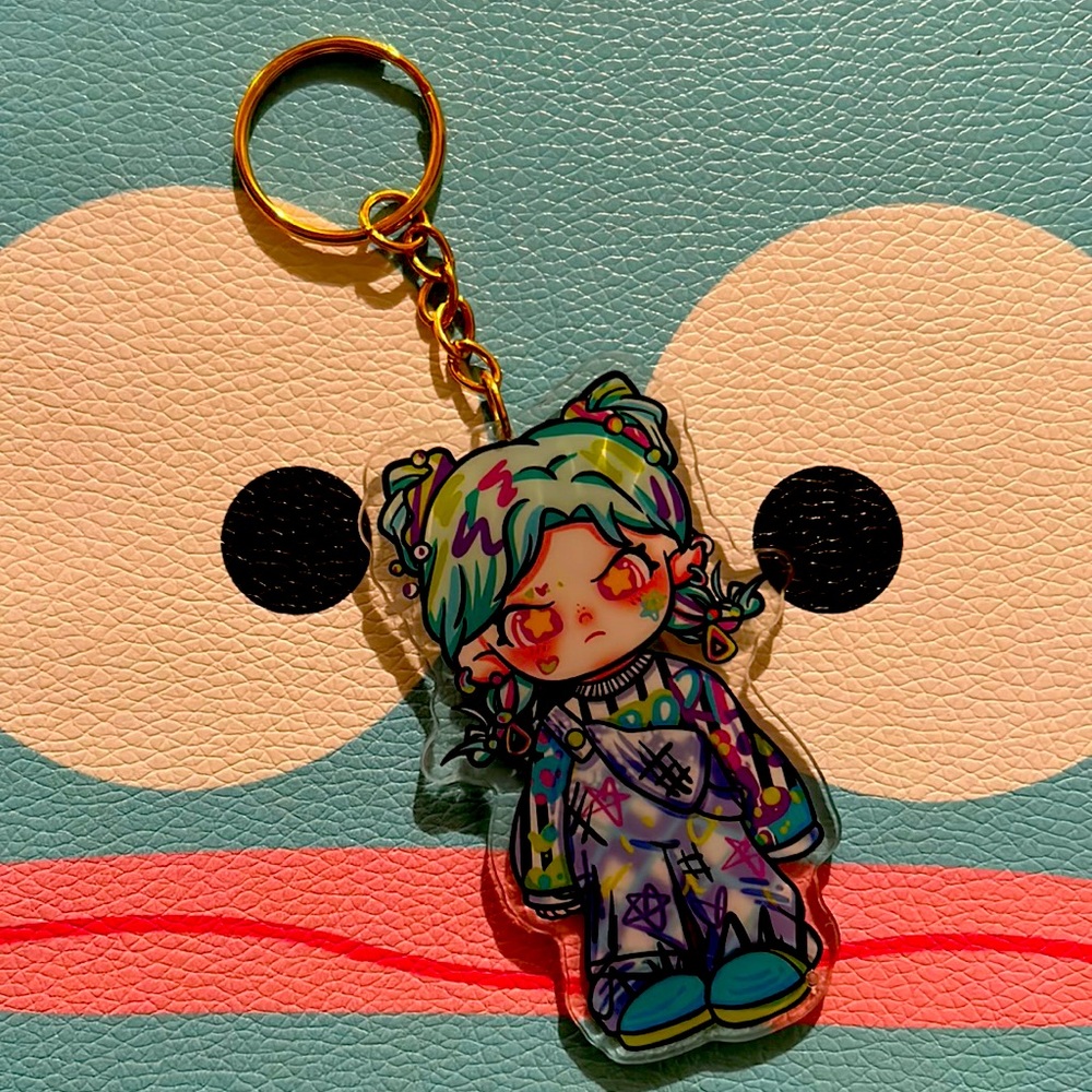 Handmade Dora keychain